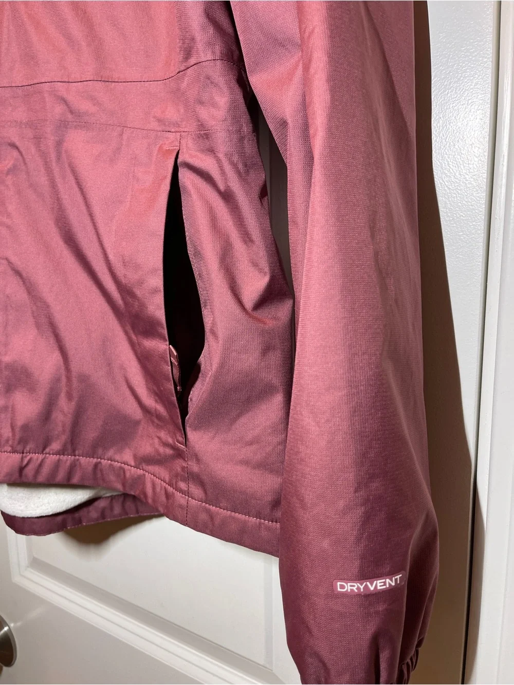 The North Face Kids Hooded Rain Jacket - Mauve